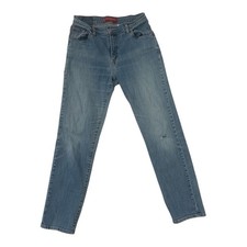 Levi  s 510 Slim Fit Jeans Women  s 10M/ 6M Lower Rise Light Wash Distressed Y2K