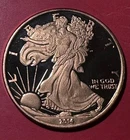 Vintage 2014 US Liberty Walker .999 FINE Copper Round! GEM PROOF Medallion!