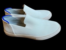Rothy  s Women  s Size 9 Slip-On Knit Sneakers Light Pink Blush GUC Washable
