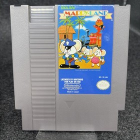 Mappy-Land (NES) - Authentic Box & Game W/ Cartridge Sleeve Great Condition