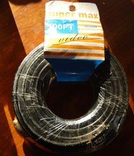 100FT Super Max, RG6 Coax Coaxial Video Cable, gold F connectors