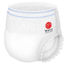 Wave Adult Disposable Pull Ups Underwear Diapers Heavy Absorbency 20 Count MD