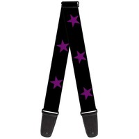 Guitar Strap - Star Black/Purple (Us Import) Acc Neu
