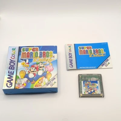 Nintendo Game Boy Color Super Mario Bros. Deluxe Video Games for