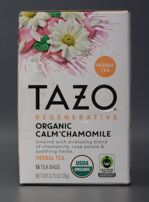 TAZO Regenerative: Organic CALM  Chamomile Tea Bags - Pack of 2 - exp 12/19/2025