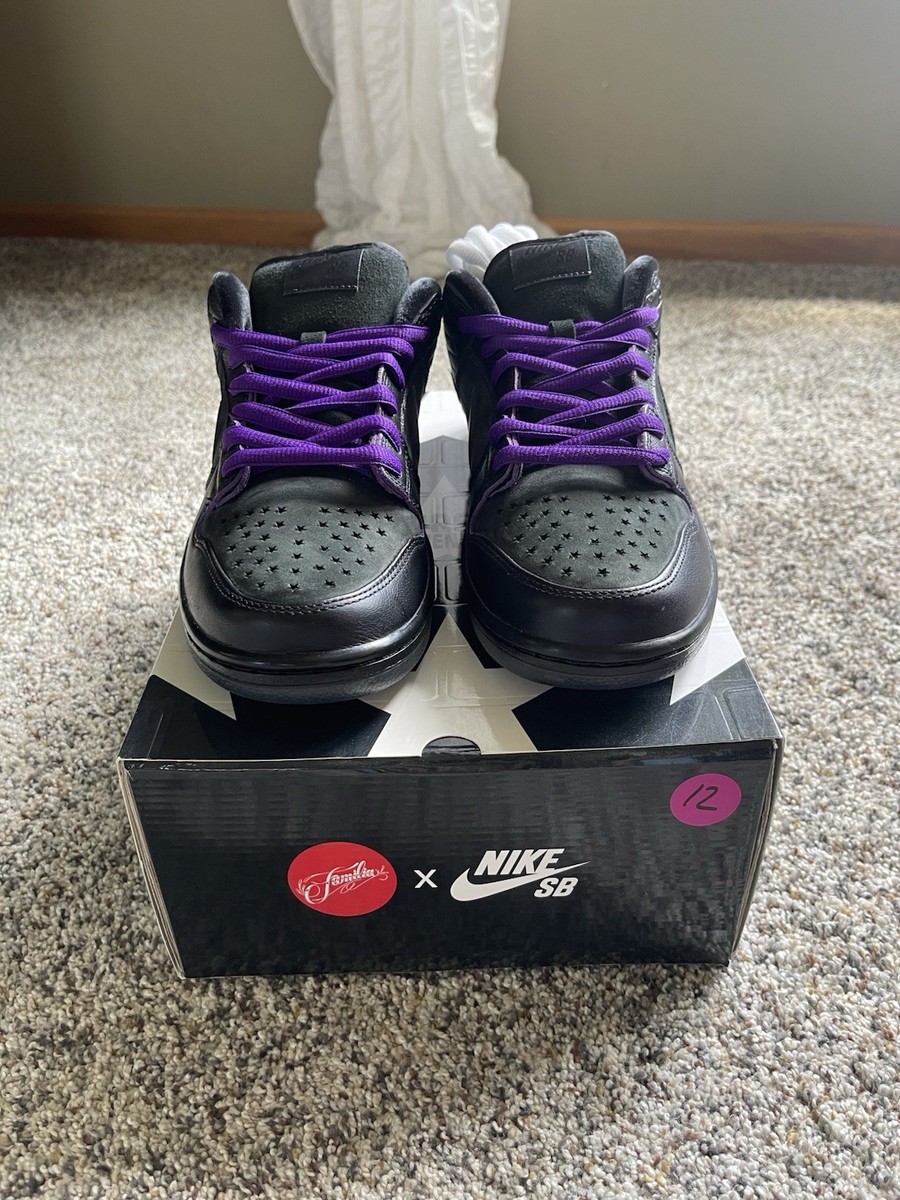 Size 12 - Nike Familia x Dunk Pro QS SB Special Box Low First