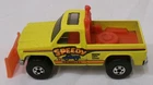 Vintage Hot Wheels Blackwalls Speedy Snow Plow Yellow Truck 1979 Hong Kong