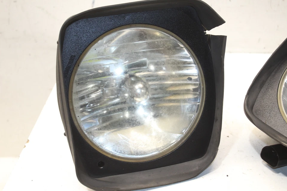 2003-2007 HUMMER H2 6.0 JUEGO DE FAROS IZQUIERDO Y DERECHO CON BOMBILLAS LED OEM Foto 3 de 4