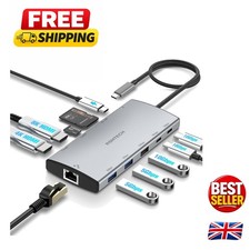 Image of Ultimate 11-in-1 USB C Docking Station with 8K HDMI & 100W Pass-Through Power