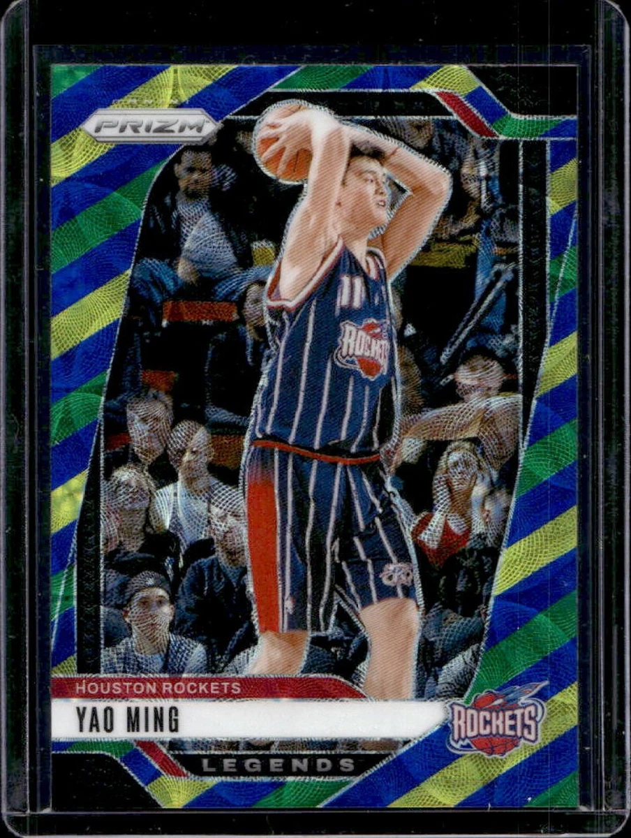 2024-25 Panini Prizm - Legends Yao Ming #284 Blue Yellow & Green