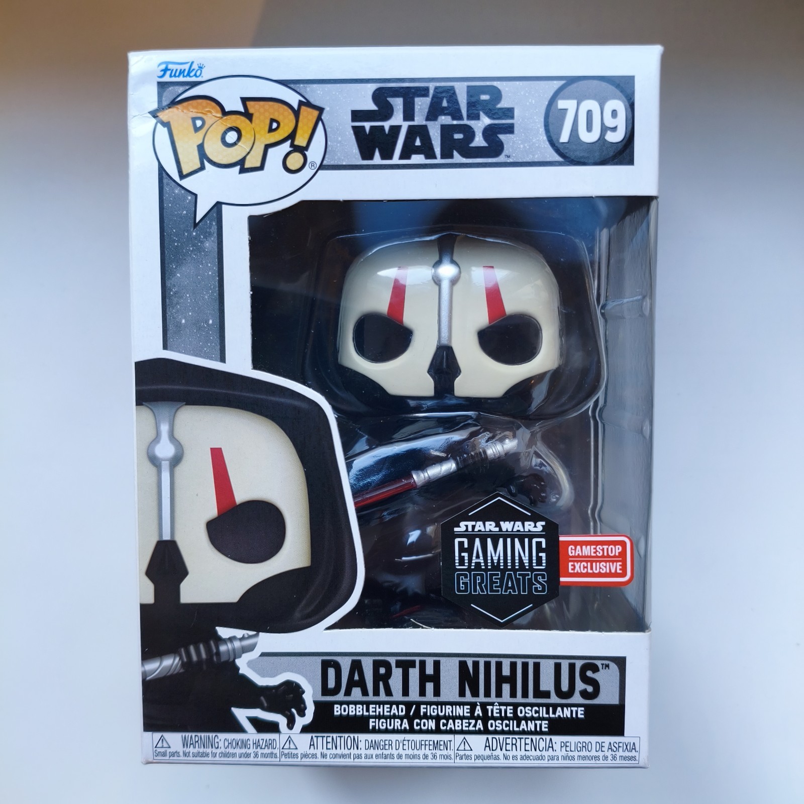 Funko Pop! Darth Nihilus (Legends) 709 Star Wars gaming Great GameStop Exclusive
