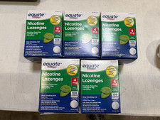 Equate Nicotine Lozenges 4MG 540ct Pack Mint Flavor Free Shipping.