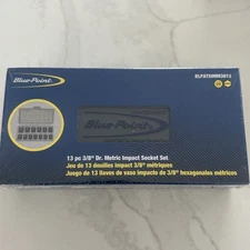 Blue-Point 13 Pc.  3/8" Drive Metric Shallow 6 Pt. Impact Socket Set W/ Case New