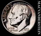 1955 Silver Roosevelt Dime - Choice Gem Proof  Lustrous  No Reserve  #L4523