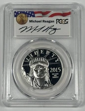 2015-W $100 PROOF PLATINUM EAGLE 1 OZ PCGS PR70 REAGAN LEGACY SERIES