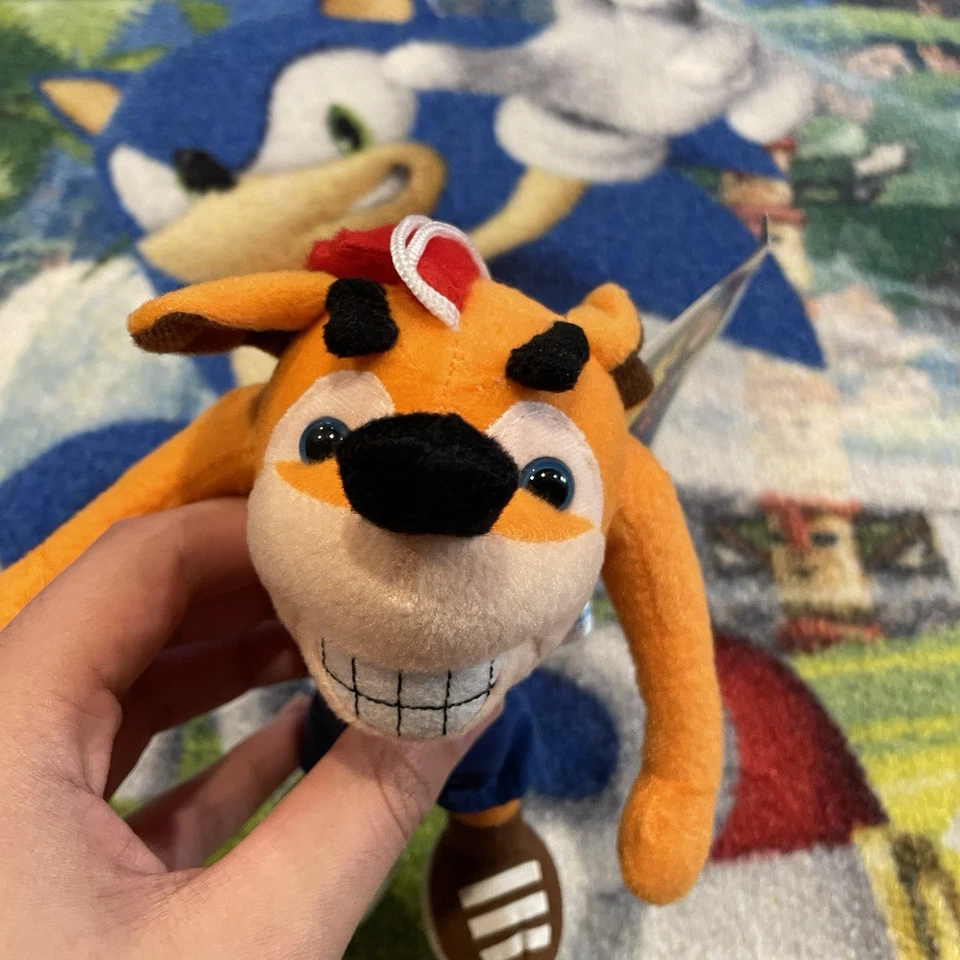 Llavero Juguete Peluche Crash Bandicoot 6" KO De Colección Foto 2 de 4
