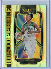 2024 Panini Select WNBA JEWELL LOYD #5 UNSTOPPABLE SILVER PRIZM STORM ACES
