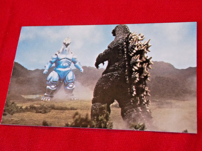 90's Vintage TOHO Japanese Godzilla vs Mecha Godzilla Card #8 Japan   UK