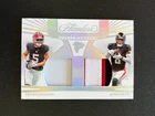 Drake London / Kyle Pitts 2024 Flawless Jersey Patch Atlanta Falcons 9/20 E4