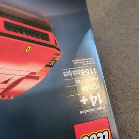BOX ONLY - LEGO Ferrari F40 (10248) - Creator Expert (2015) - NO SET OR PIECES