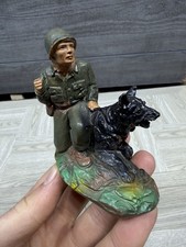 JH MILLER 1951 Toy Display Soldier  Sentry Dog Military army