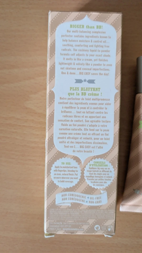 Benefit Big Easy Bigger Than BB - Liquid to Powder Foundation 05 Beige 35ml NEW - Image 4 of 4