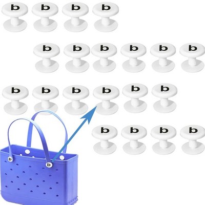 16PCS Beach Bag Replacement Buttons, Bogg Bag, Rivets, Rubber Tote Accessories