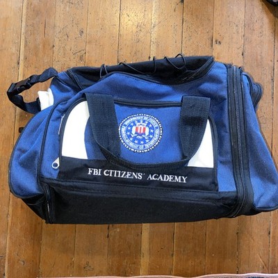 Fbi Citizens Academy Duffel Bag Rare