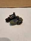 VINTAGE DINKY #42B POLICE MOTORCYCLE WITH SIDE CAR Diecast Meccano In England