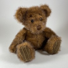 First  Main Minky Brown Teddy Bear Bean Plush Stuffed Animal Faux Mink Animal