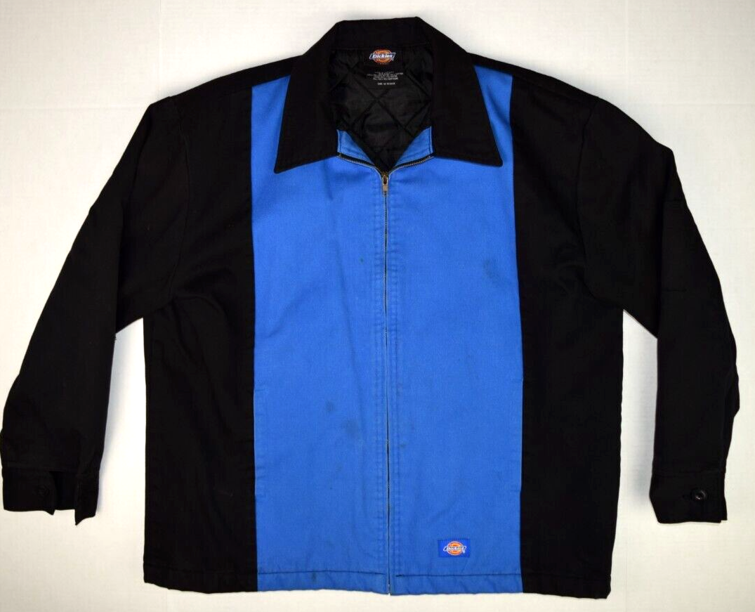 Vintage Dickies Jacket L/XL 90s Bowling Center Block Black Vintage Dickies Jacket L/XL 90s Bowling Center Block Black