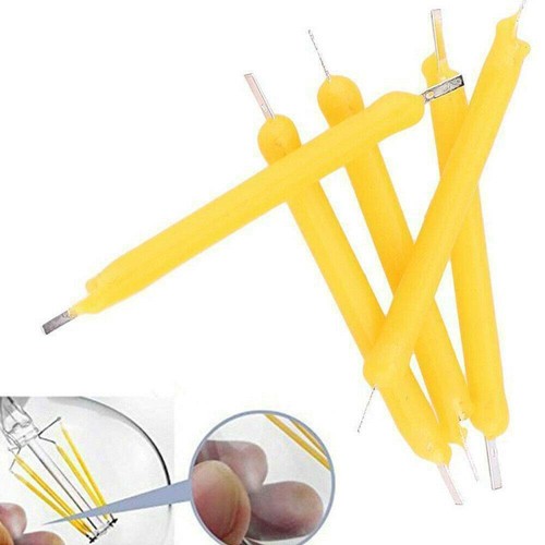 10 Piezas Bombilla de Filamento Solar LED COB Super Brillante Luz de Vela Hogar Lámpara Fuente Reino Unido - Imagen 10 de 12