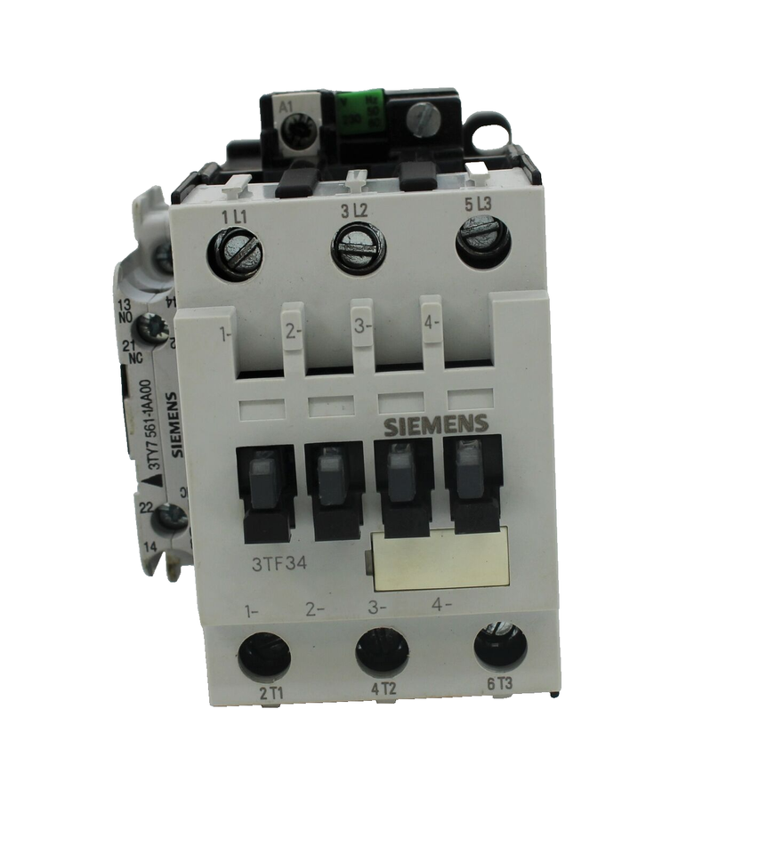 Siemens 3TF34 110XL2 Contactor,3 Pole,230 V Coil, 55 Amp eBay