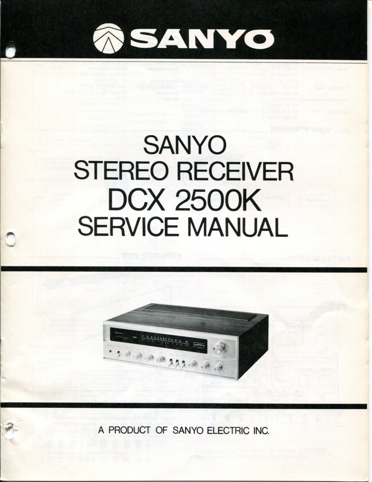 Sanyo DCX-2500K vintage audio equipment - eBay listing photo 2