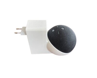 Amazon Echo Dot Wandsteckerhalterung - Kompatibel mit 4. & 5. Gen Halterung für Stecker