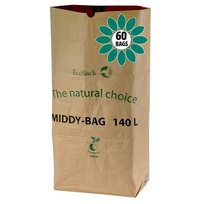 EcoSack 140L Kompostierbeutel (60 Beutel)