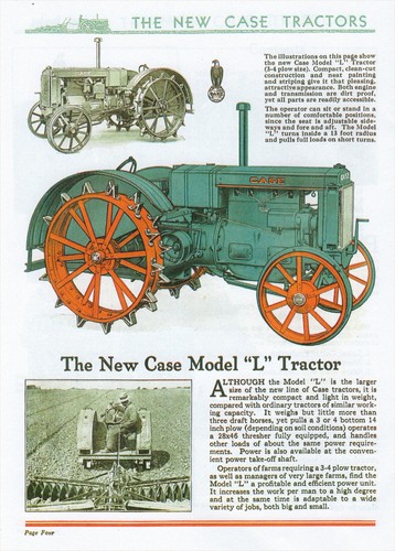 1929 Catalog - The New CASE Tractors – sales brochure COLOR reprint - Picture 4 of 5