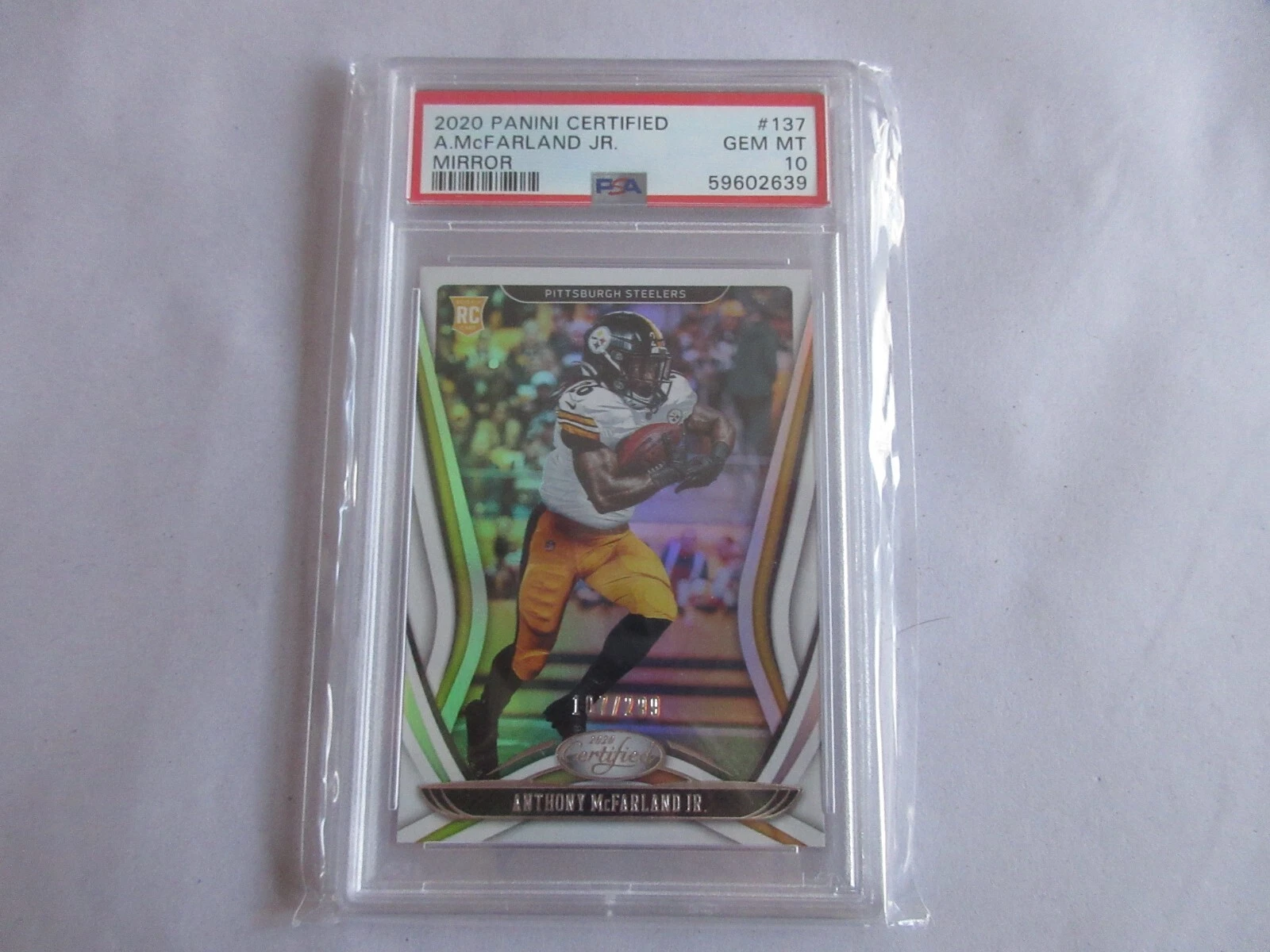 Anthony McFarland Jr. Panini Certified #137 Mirror