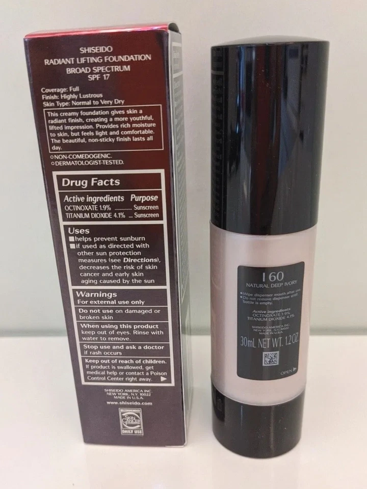 Shiseido Radiant Lifting Foundation - I60 - SPF 17 - 1.2 oz. - New in Box - Image 3 of 4