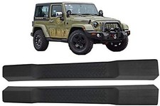 Pedane Side Steps Per Jeep Wrangler Rubicon JK 07-17 2 porte Retro Look