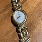 Vintage Seiko 1N00-6A89 QUARTZ WATCH GOLD TONE Works w new battery