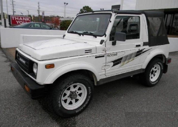 Para Suzuki Samurai Premium 1987-1994 Repuesto Tapa Blanda Negro Ventanas Transparentes Foto 2 de 3