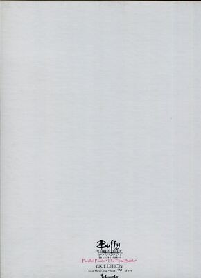 Buffy TVS Staffel 7 ''''Final Battle Parallel'''' UK ungeschnittenes Mini-Presseblatt Ltd/199