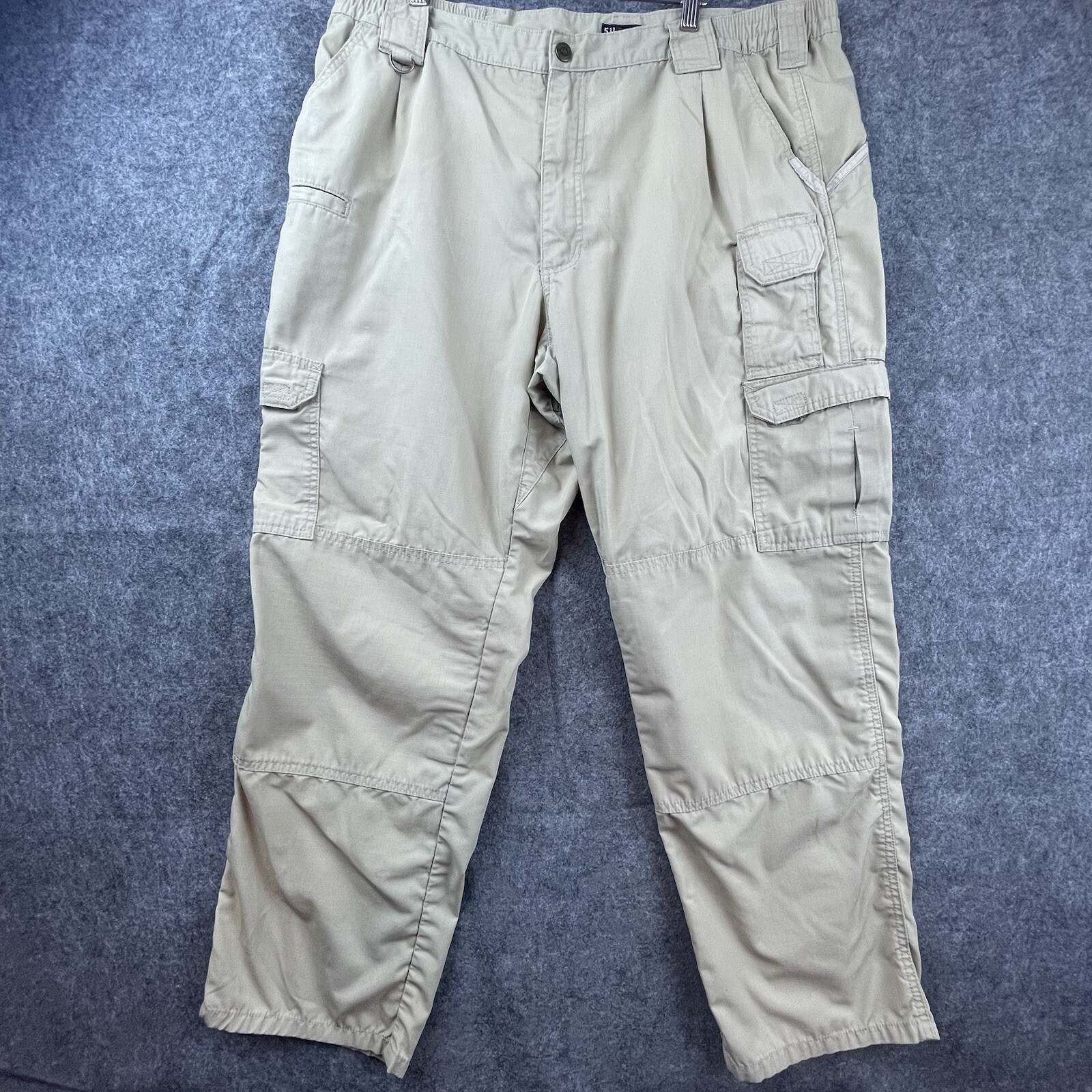 5.11 Tactical Pants Mens 42 Khaki Ripstop Cargo Straight
