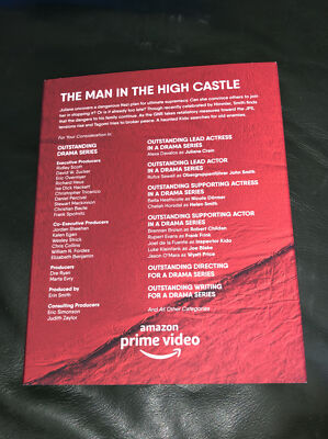 THE MAN IN THE HIGH CASTLE Complete Season 2018 AMAZON FYC (4 DVD SET)