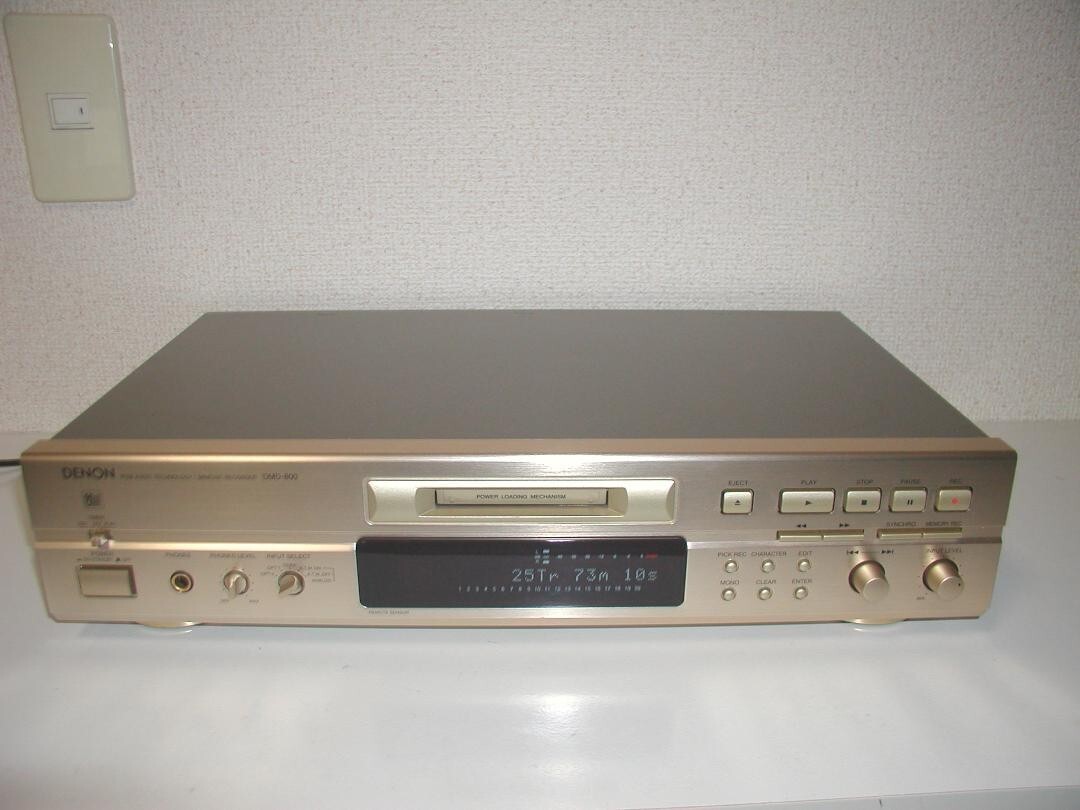 ラジオ・コンポ DENON DMD-800 DENON DMD-800 MiniDisc Recorder Home Audio Components Used