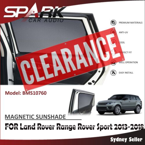MAGNETIC CAR WINDOW SUN SHADE BLIND FOR LAND ROVER RANGE ROVER SPORT 2013-2018 - Photo 1/6