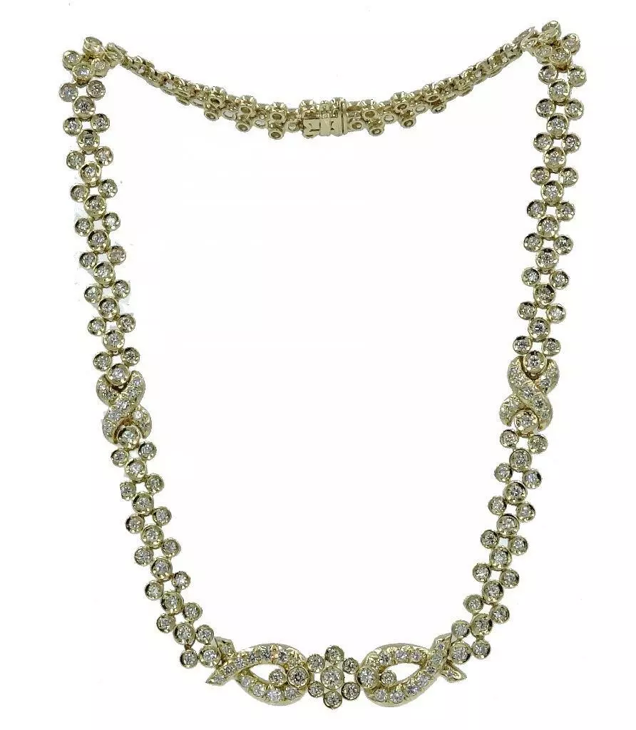 Christian dior diamond clearance necklace