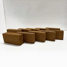 Best Coco Peat-Premium Coir Pith 10 Brick Pack,650g/1.4 Lbs,Lowest EC & Ph Value