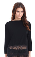 Wacoal Chrystalle Tee Top In Black Or White (we119013) Sizes S-l Wacoal Chrystalle Tee Top In Black Or White (we119013) Sizes S-l